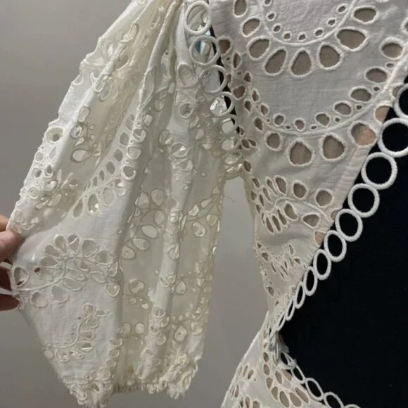 Zimmermann White Lace Backless Dress - Picture 15 of 15